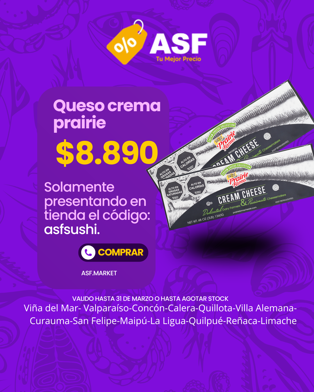 Comercializadora ASF Facebook ad from Mar 20, 2026
