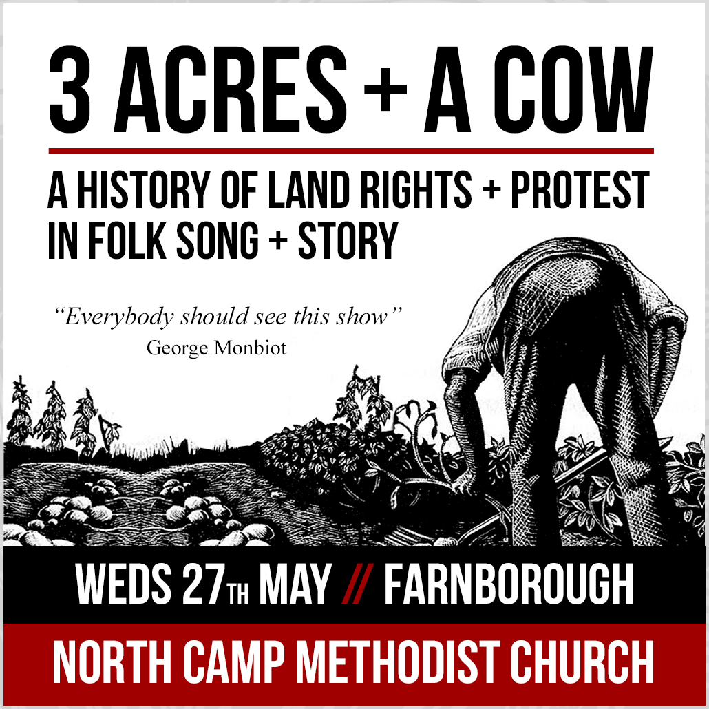 Three Acres And A Cow Facebook ad: our show is a-moo-sing!