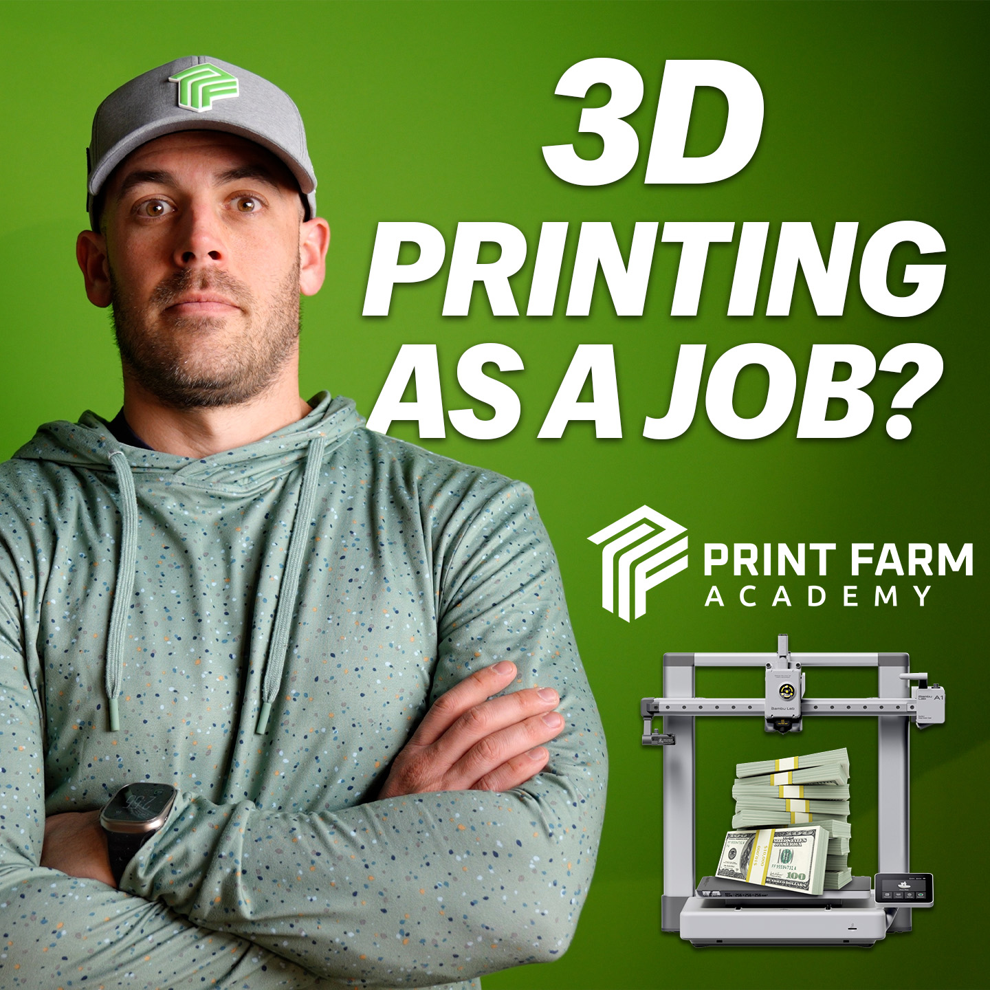 Print Farm Academy Facebook ad: Make some extra cash doing what you love!