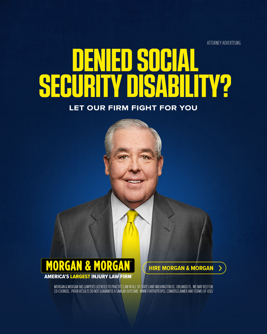 Morgan & Morgan Facebook ad