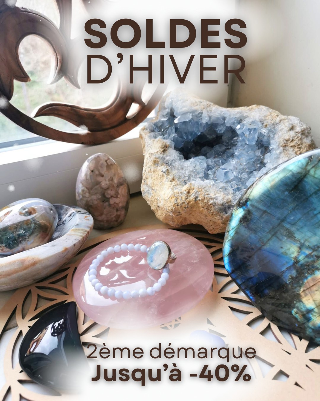 Cristal Forest, cristaux, pierres fines, bijoux Facebook ad