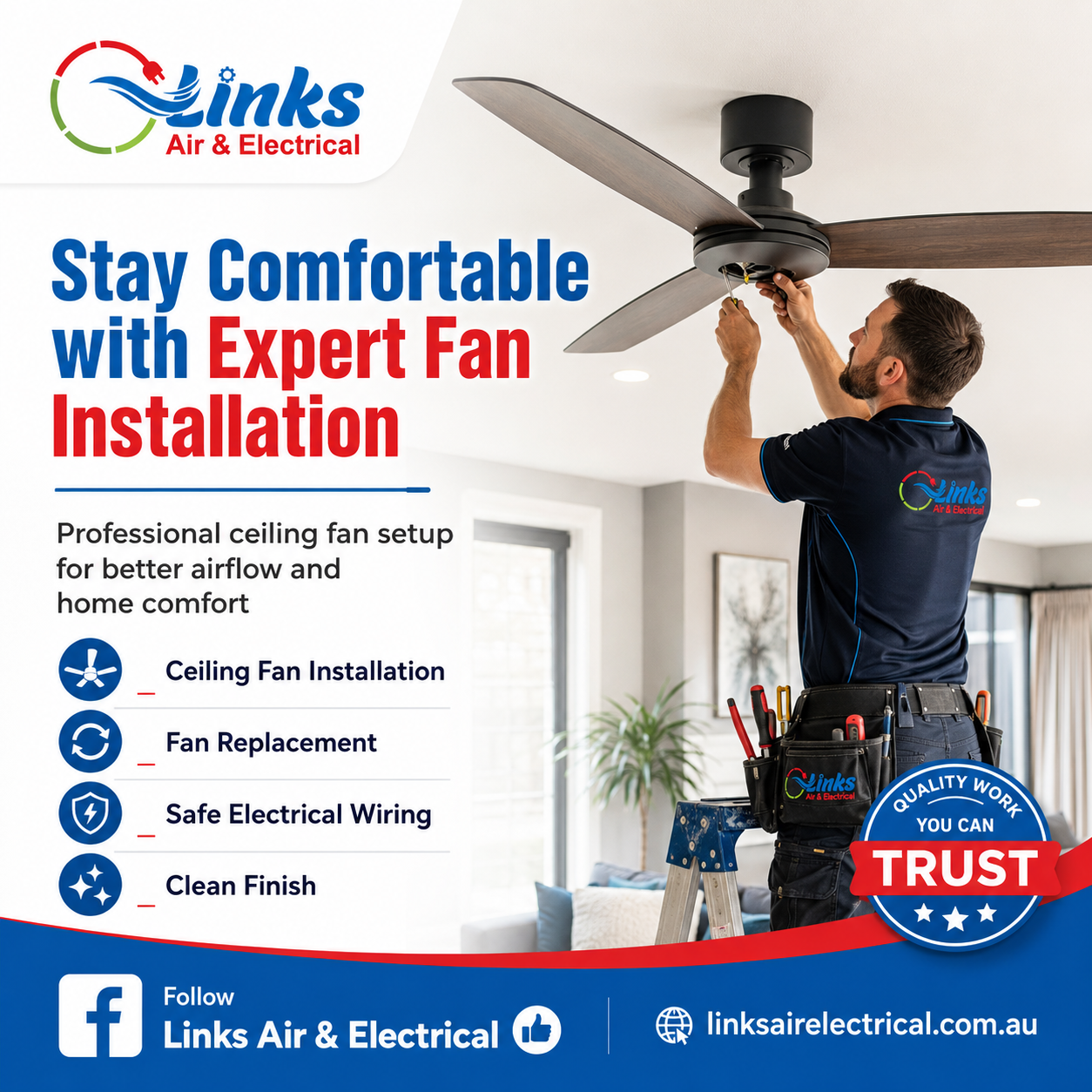 Links Air & Electrical Pty Ltd Facebook ad