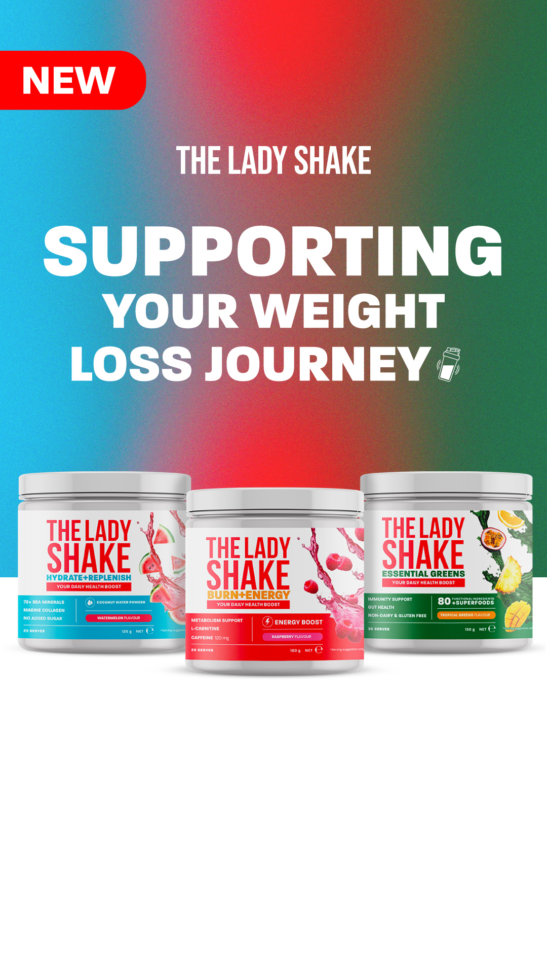 The LADY Shake Facebook ad