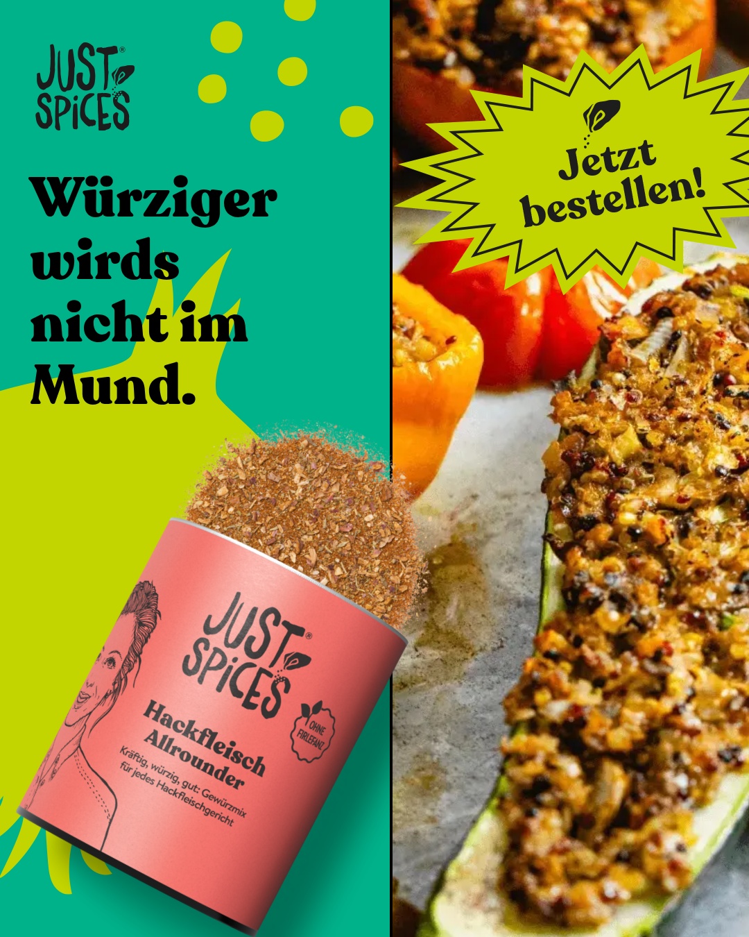 Just Spices Facebook ad