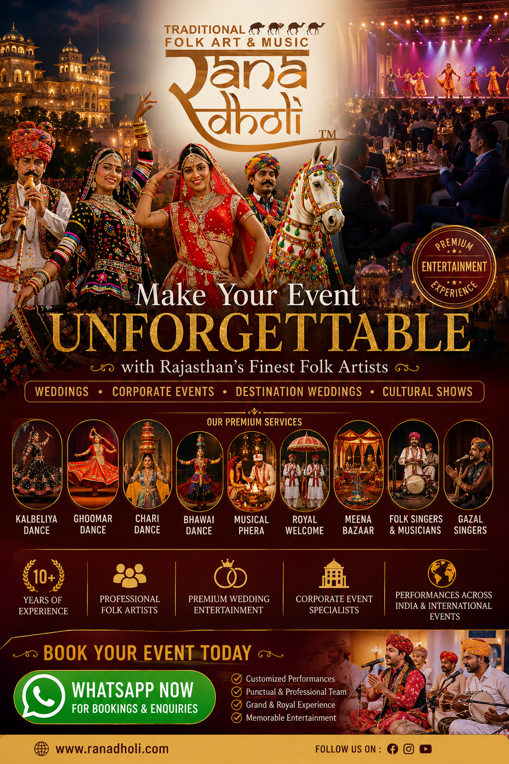 RANA DHOLI Facebook ad: Book Rajasthan's Finest Folk Artists