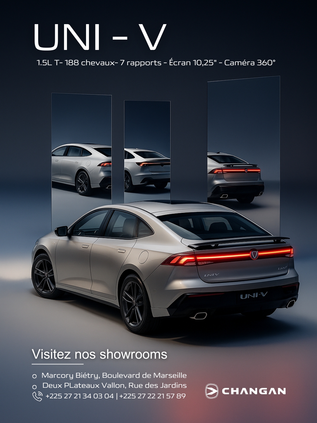 Changan Côte d'Ivoire Facebook ad: Avec Changan, l’innovation rencontre la passion: du style…