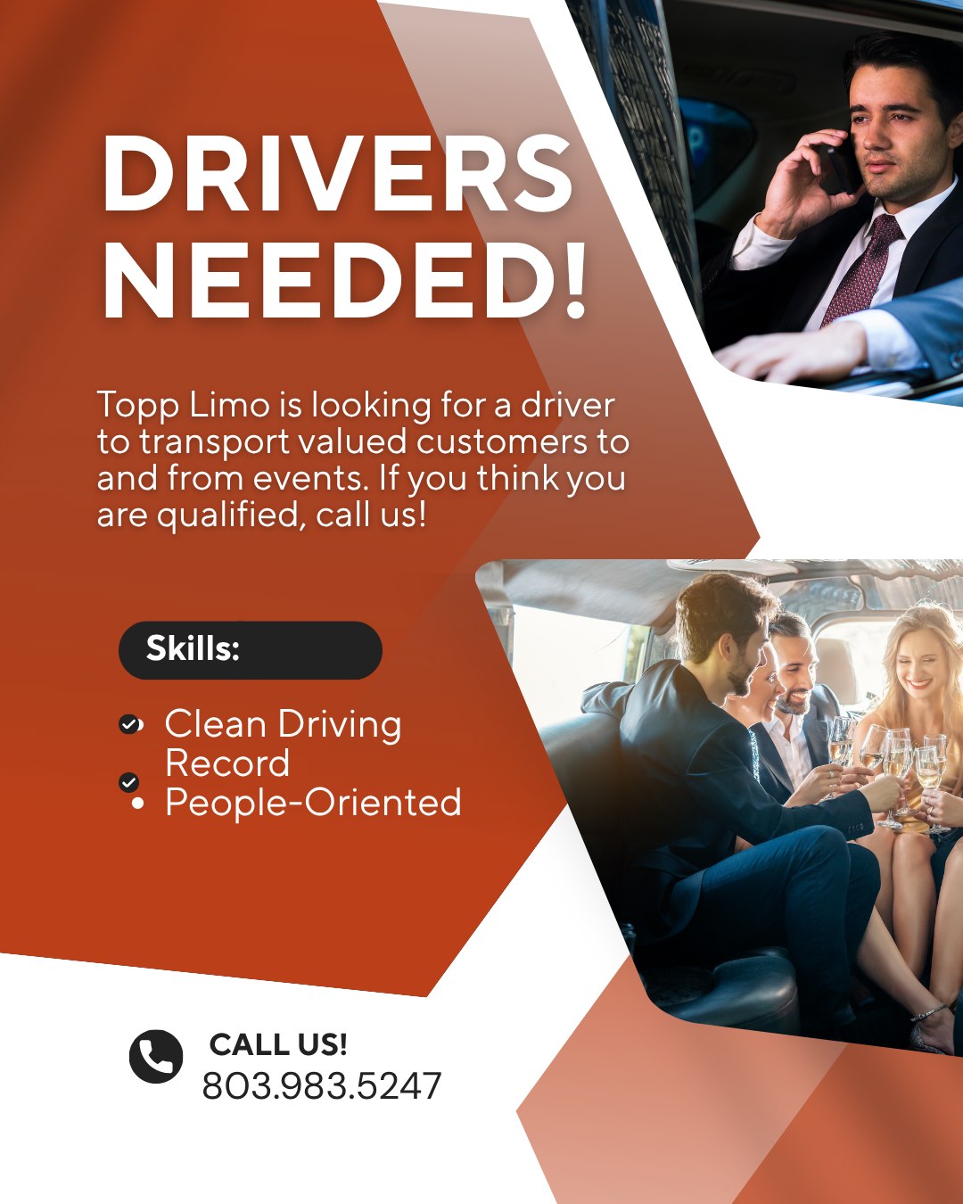 Topp Limousine Facebook ad