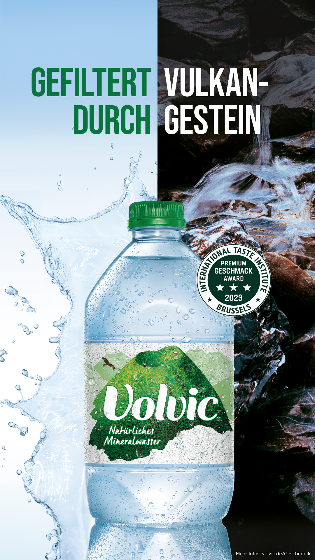 Volvic Facebook ad