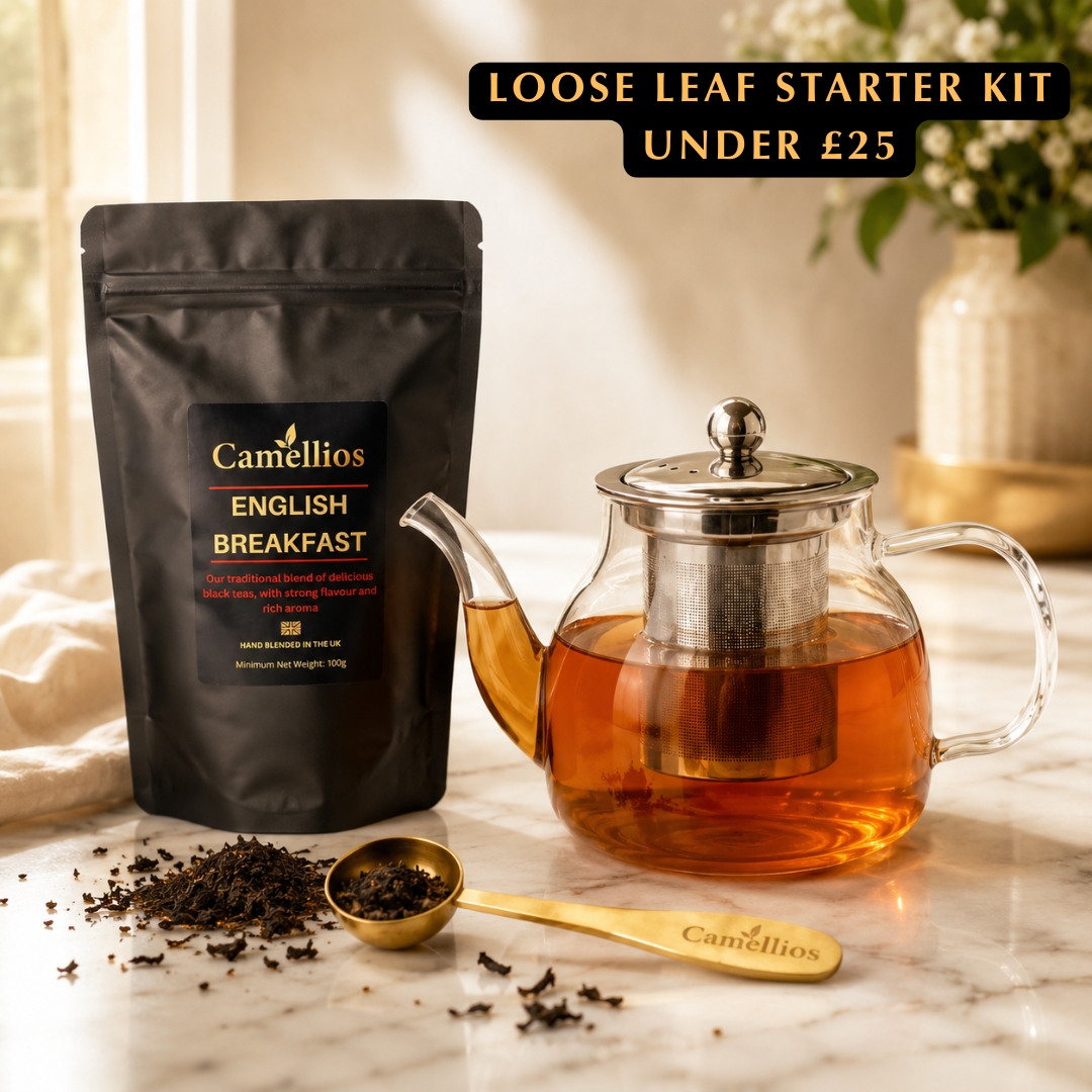 Camellios Facebook ad: The Ultimate Tea Experience, Under £25