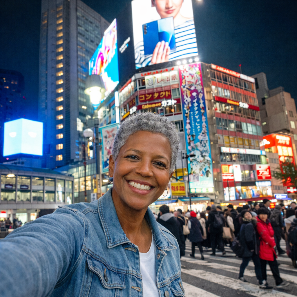 Chantel Evans Facebook ad: Japan solved my depression