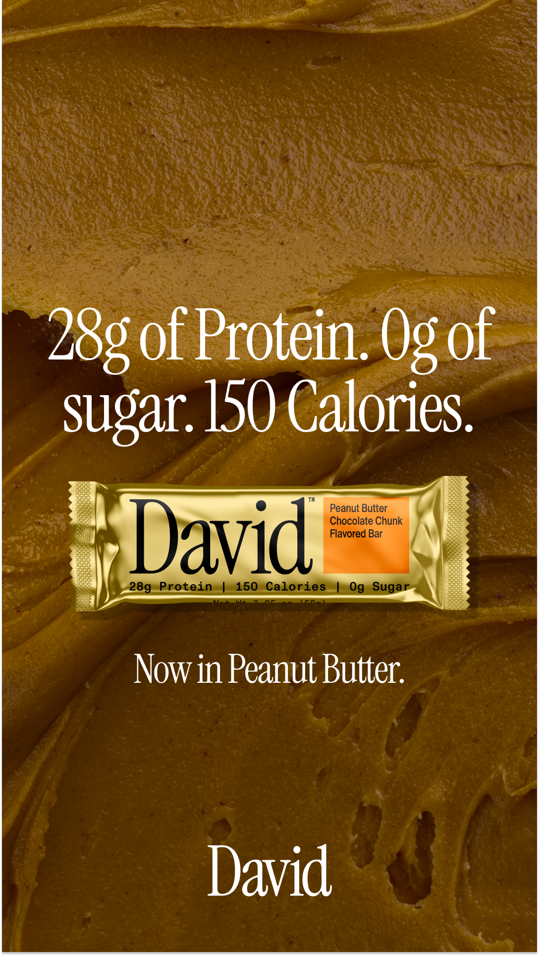 David Protein Facebook ad