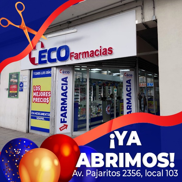Eco Farmacias Facebook ad: ¡Ya estamos en Av.