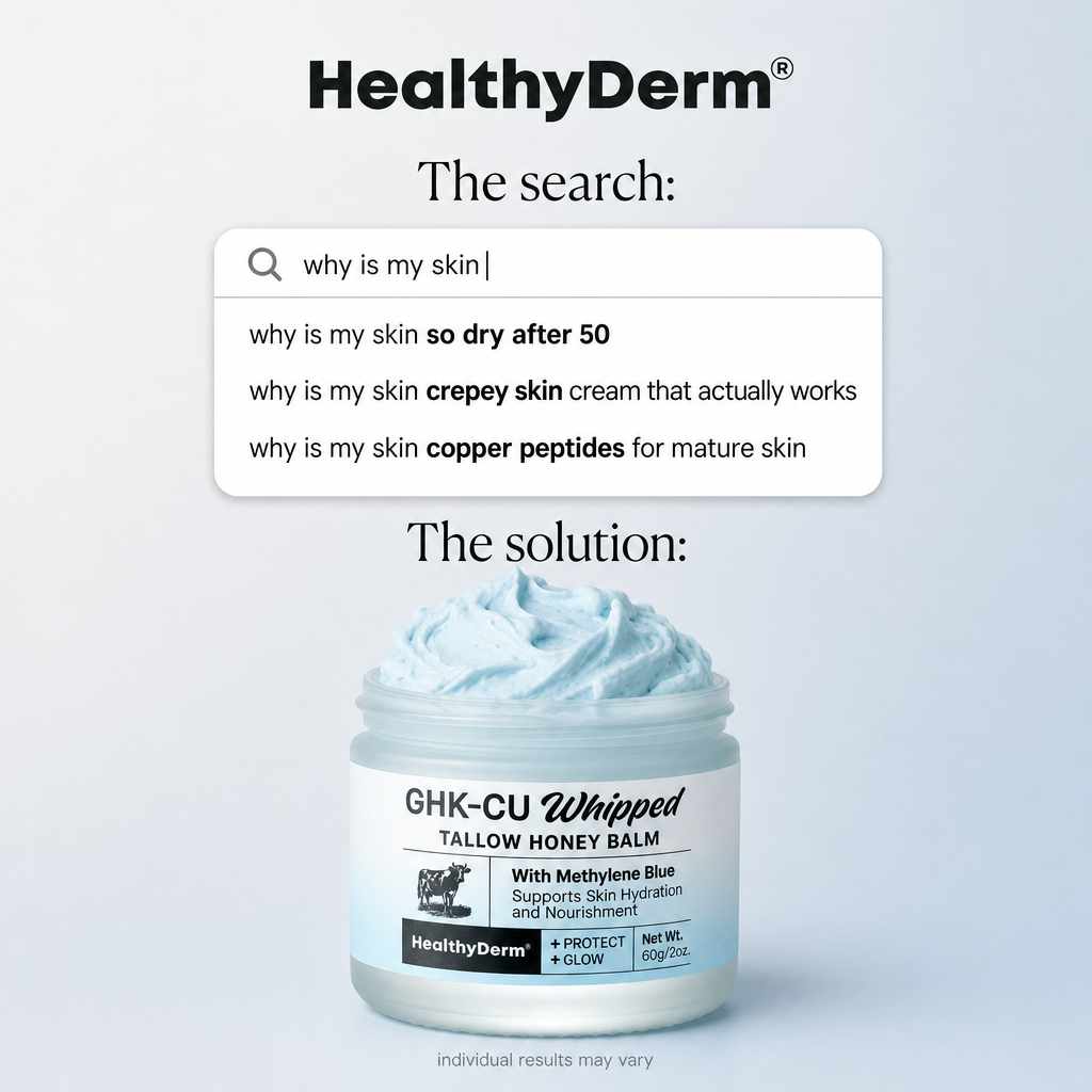 HealthyDerm Skincare Facebook ad
