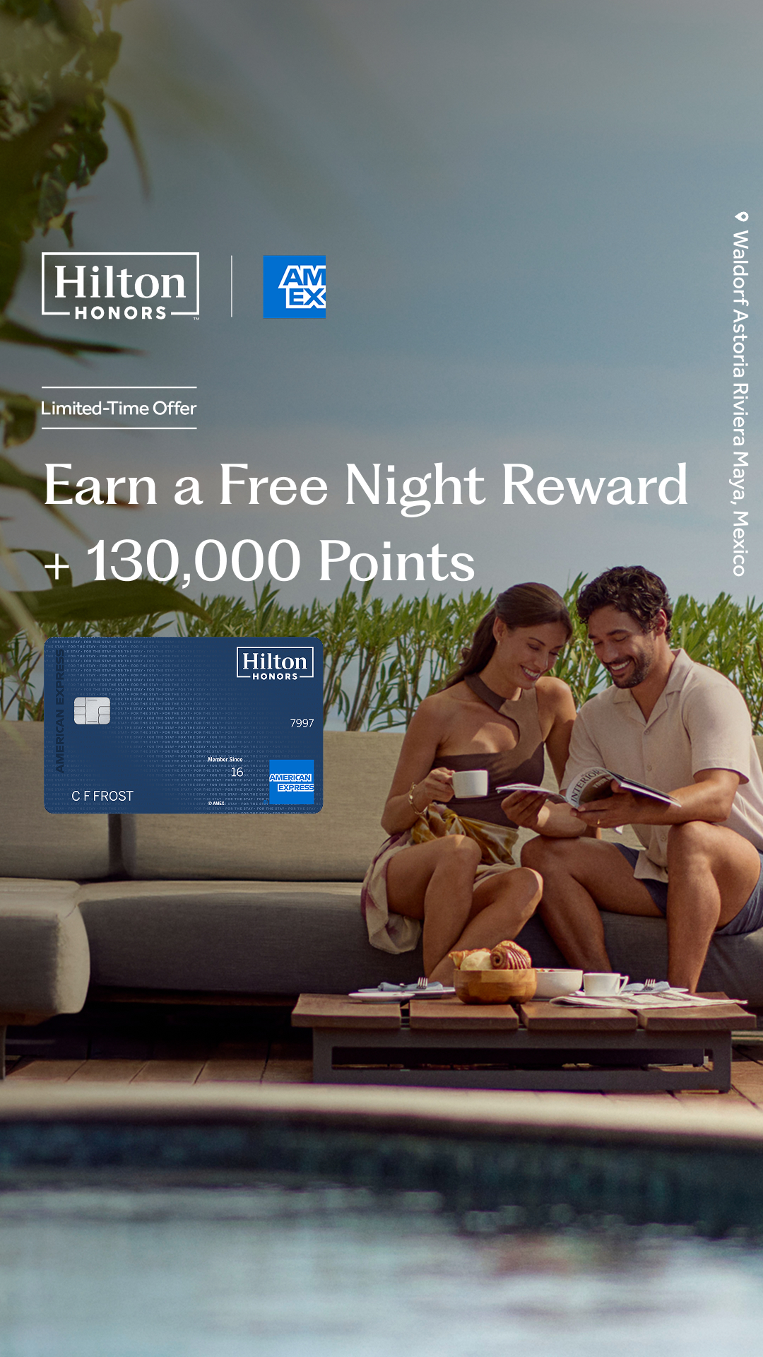 Hilton Facebook ad