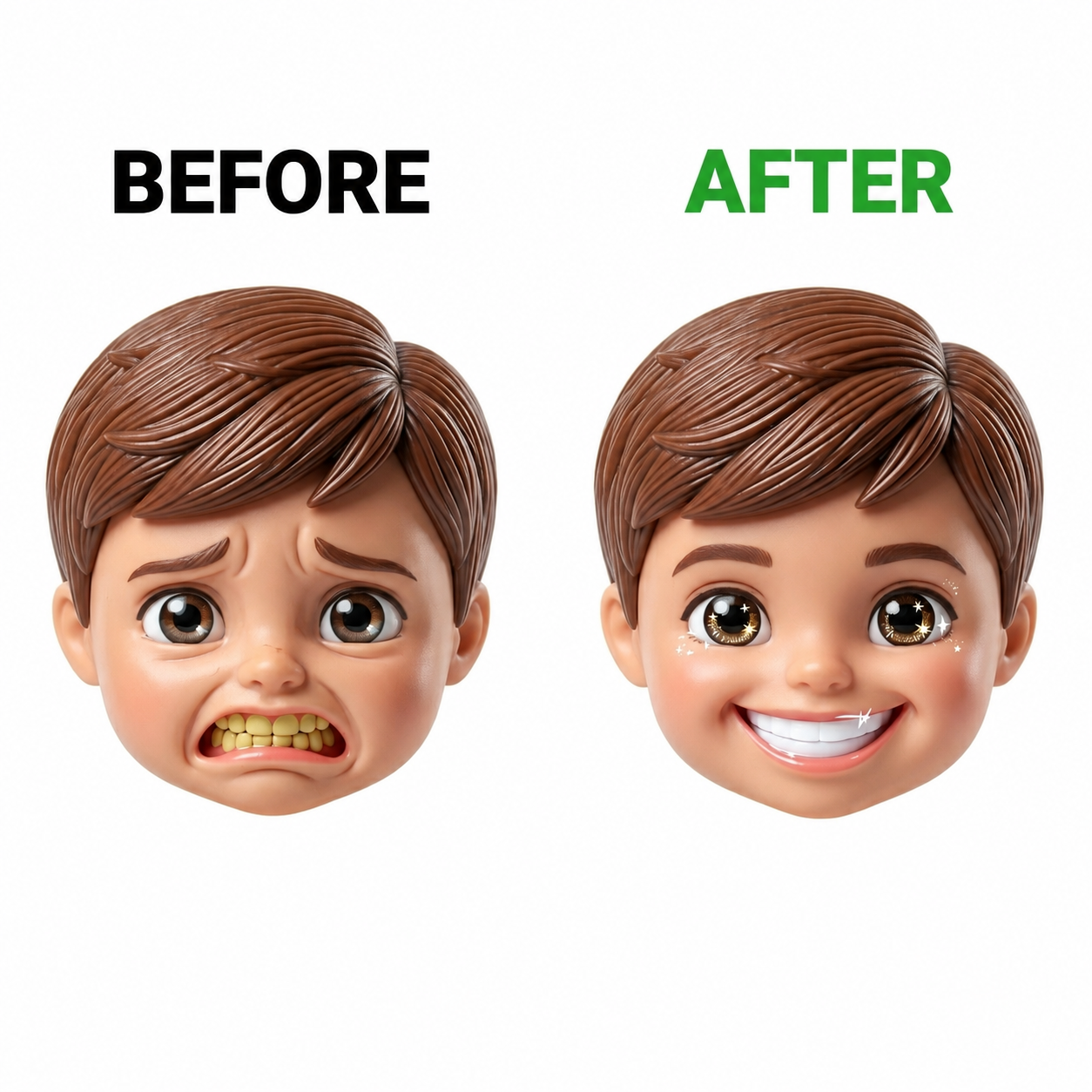 Smile Reset Facebook ad: Delete Yellow Teeth in 7 Days