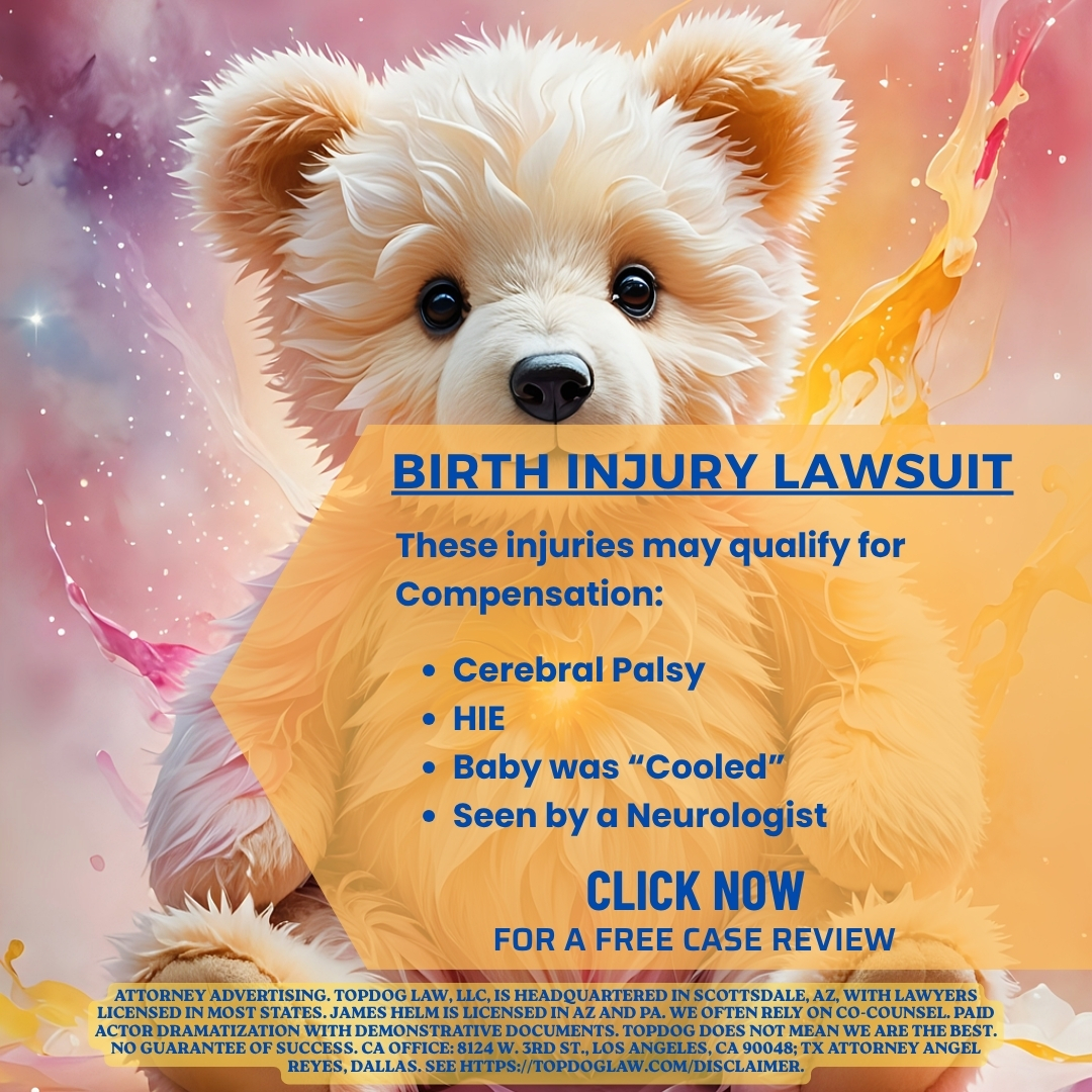 Birth Injury Lawsuit Facebook ad: File a Birth Injury Claim Today