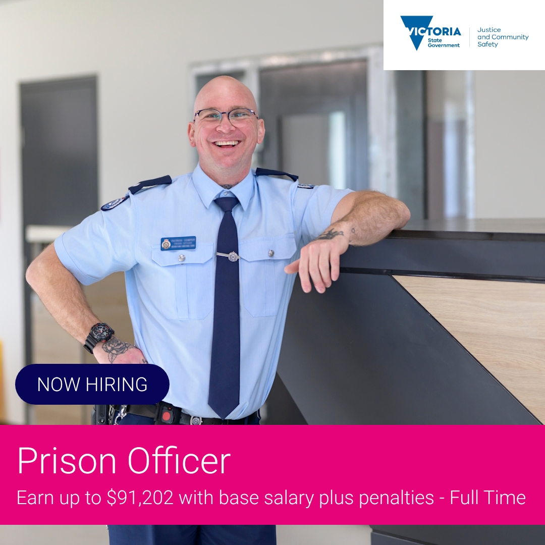 SEEK Facebook ad: Prison Officer