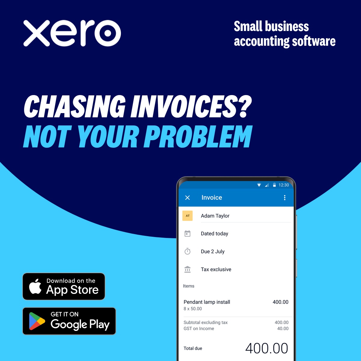 Xero Facebook ad