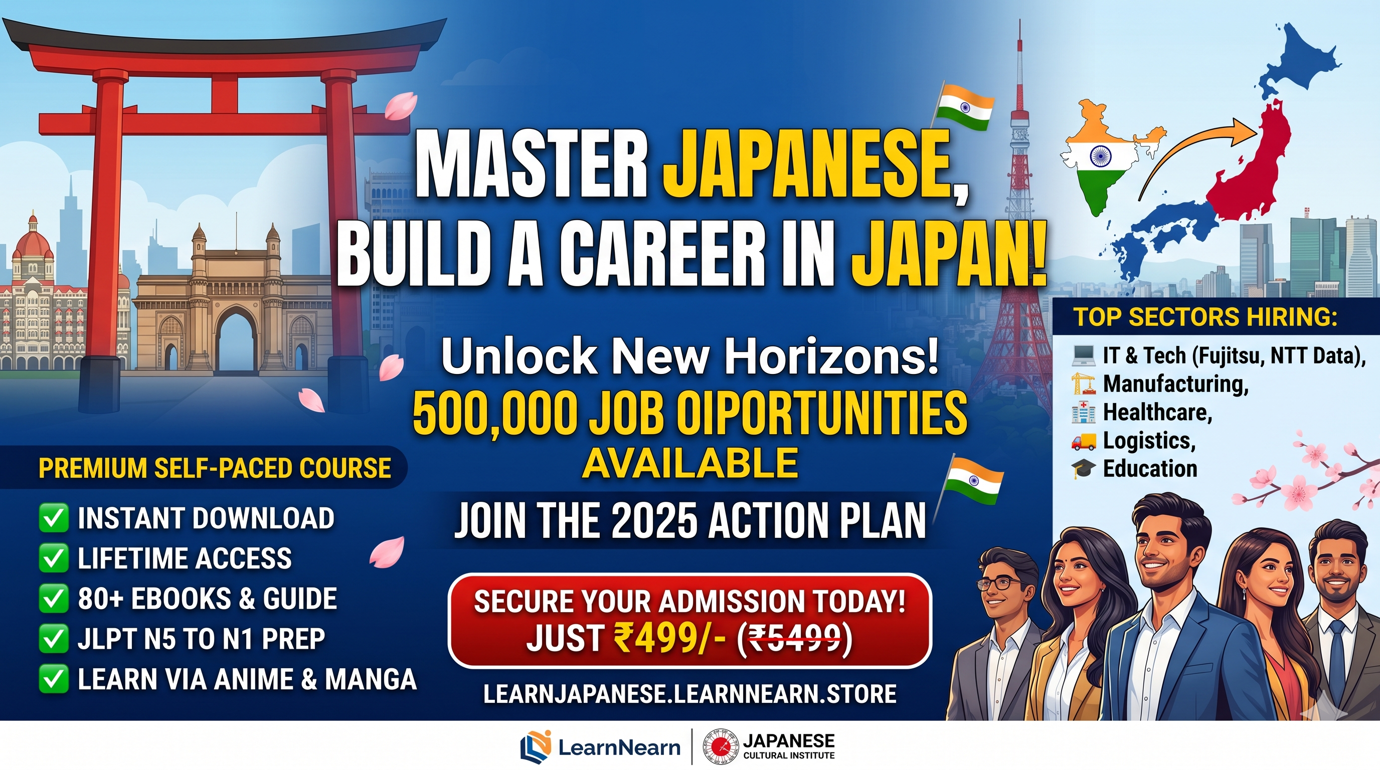 DigiWorld Facebook ad: Nihongo Mastery, Master the Japanese Language