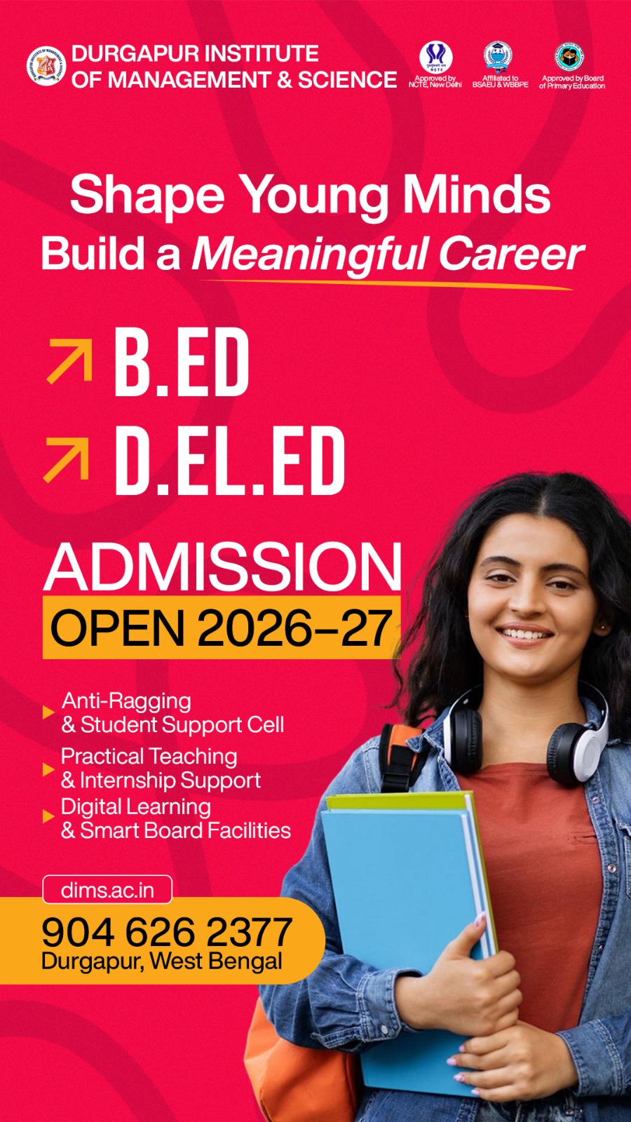 Durgapur Institute of Management & Science Facebook ad