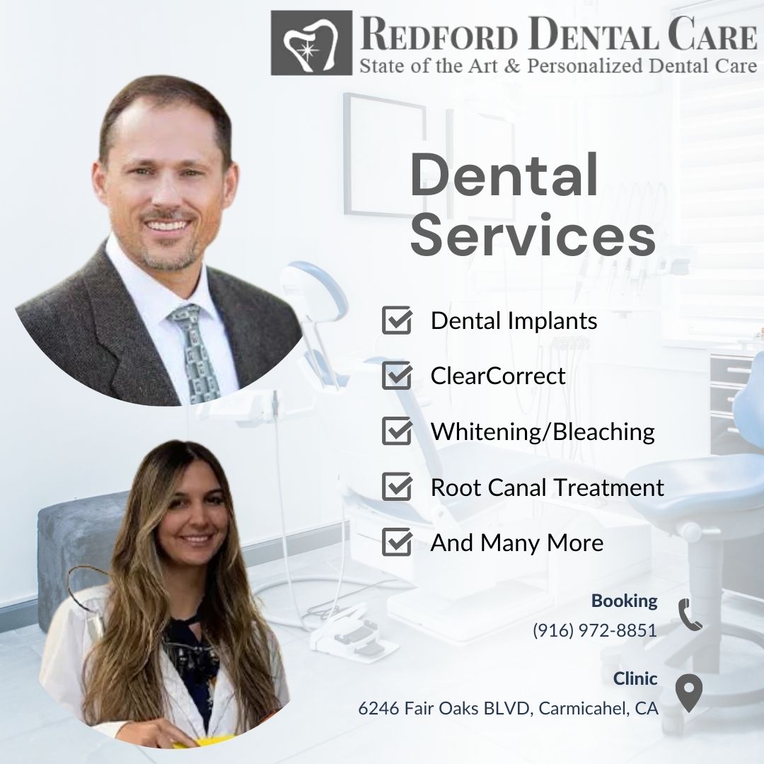 Redford Dental Care Cosmetic and IV Sedation Dentistry Facebook ad: Dentist in Carmichael