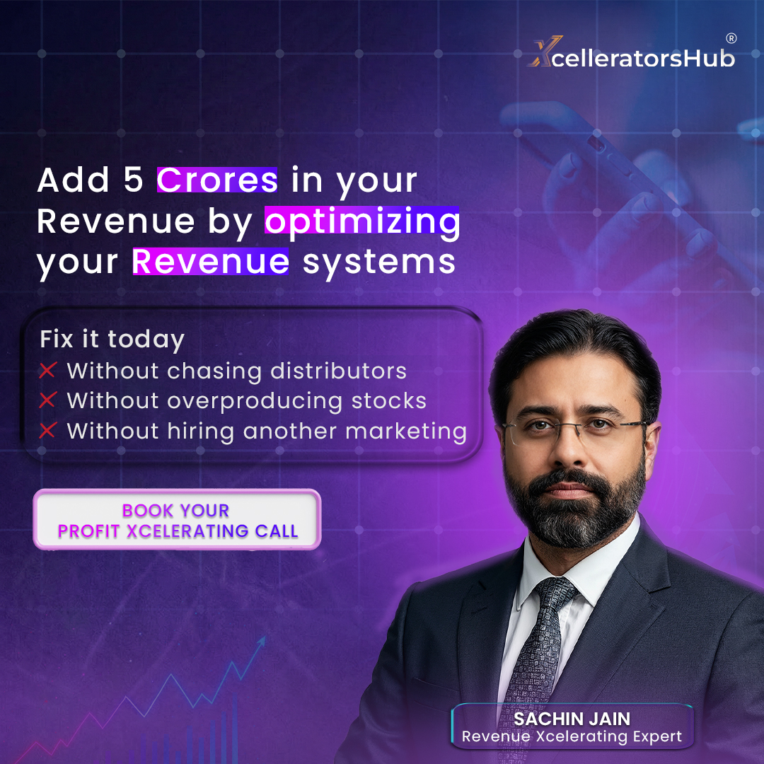 Xcellerators Hub Facebook ad: Add ₹5 Cr in Revenue by Fixing your System