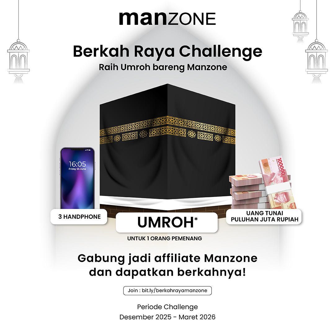 ManzoneOfficial Facebook ad: Berkah Raya Challenge by Manzone lagi open affiliator…