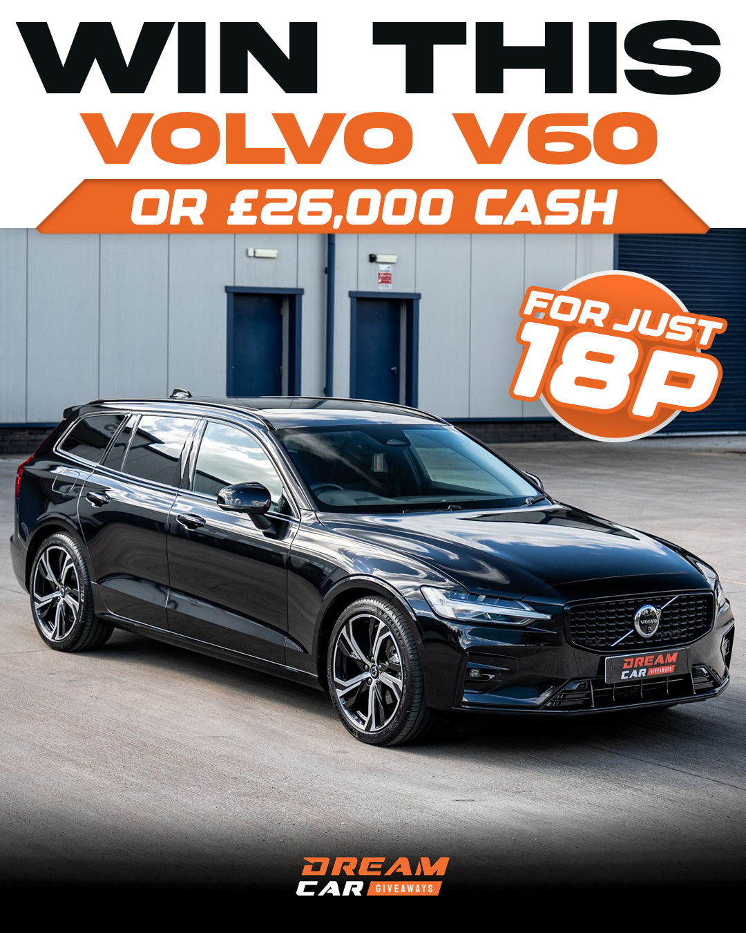 Dream Car Giveaways Facebook ad