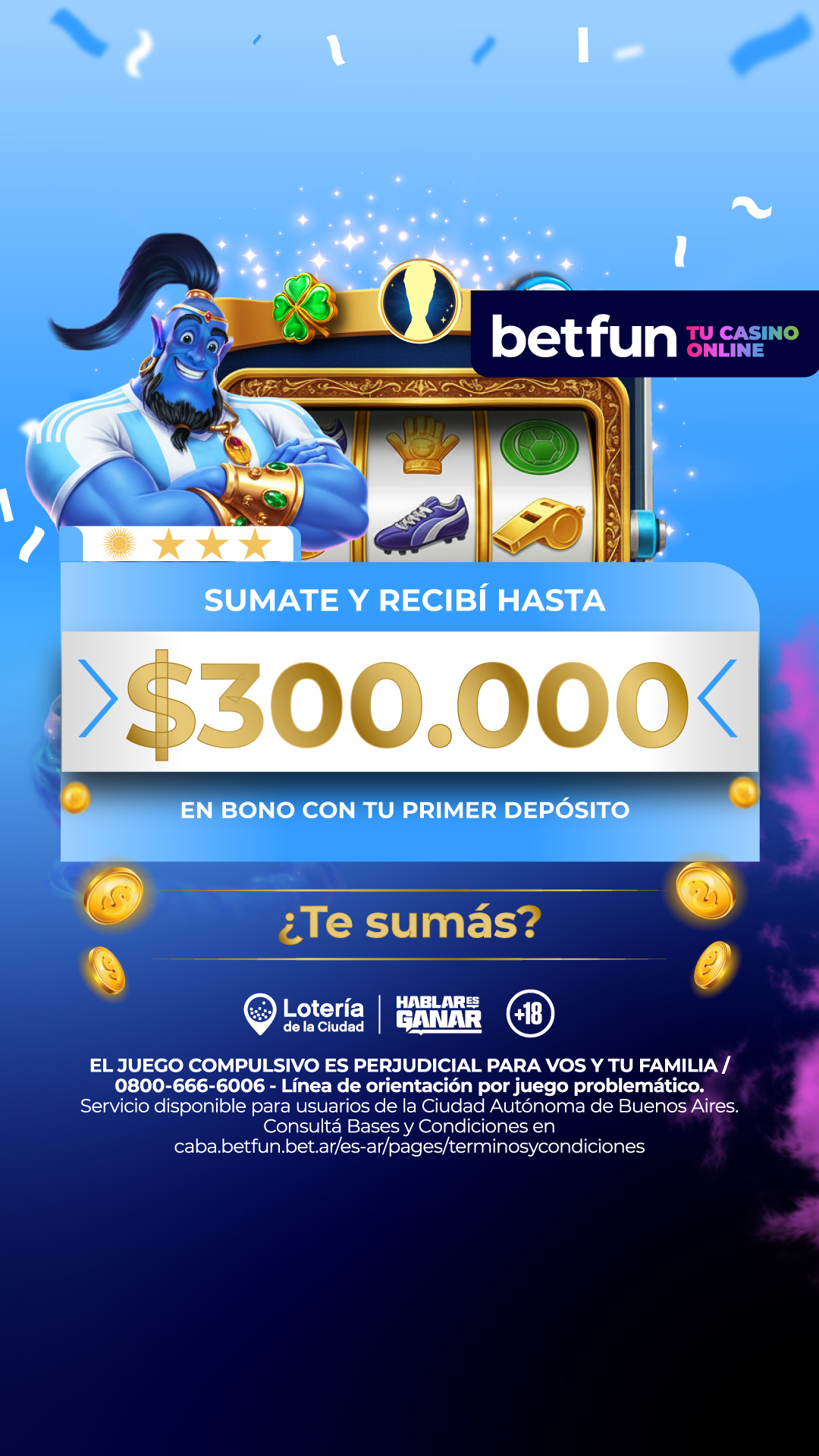 Betfun.arg Facebook ad from Jun 1, 2026