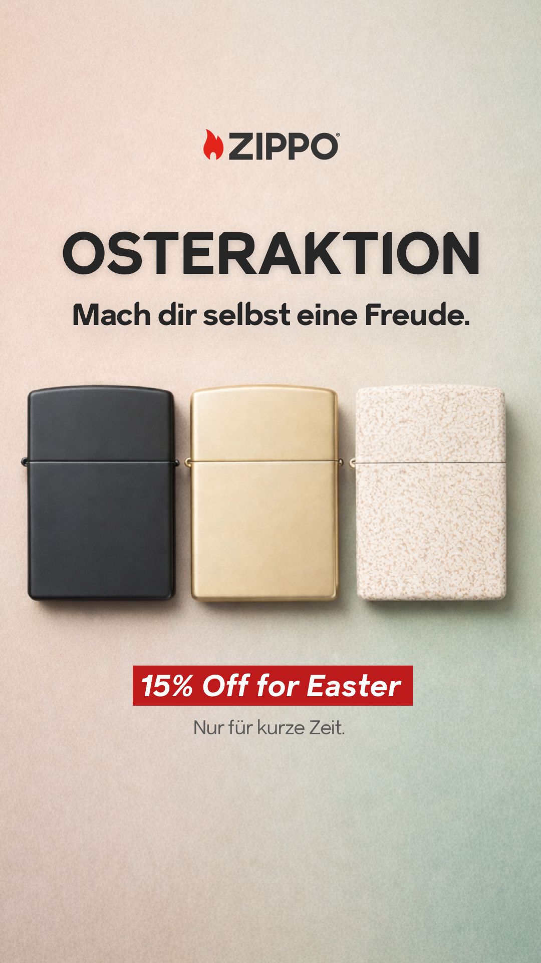 Zippo Europe Facebook ad