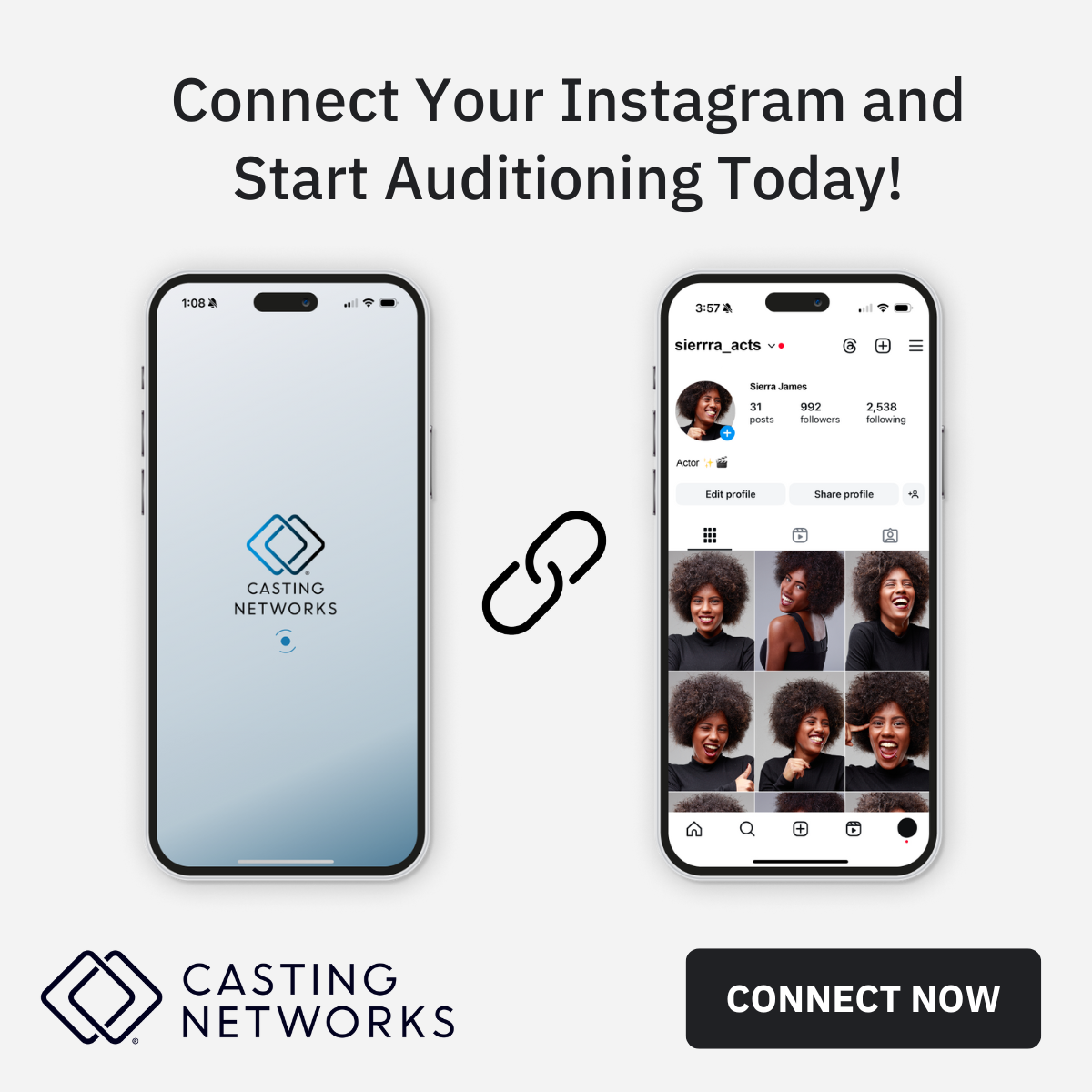 Casting Networks Facebook ad