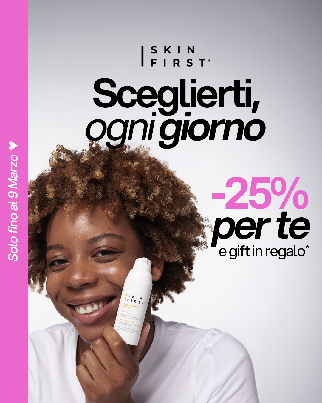 SKIN FIRST Facebook ad