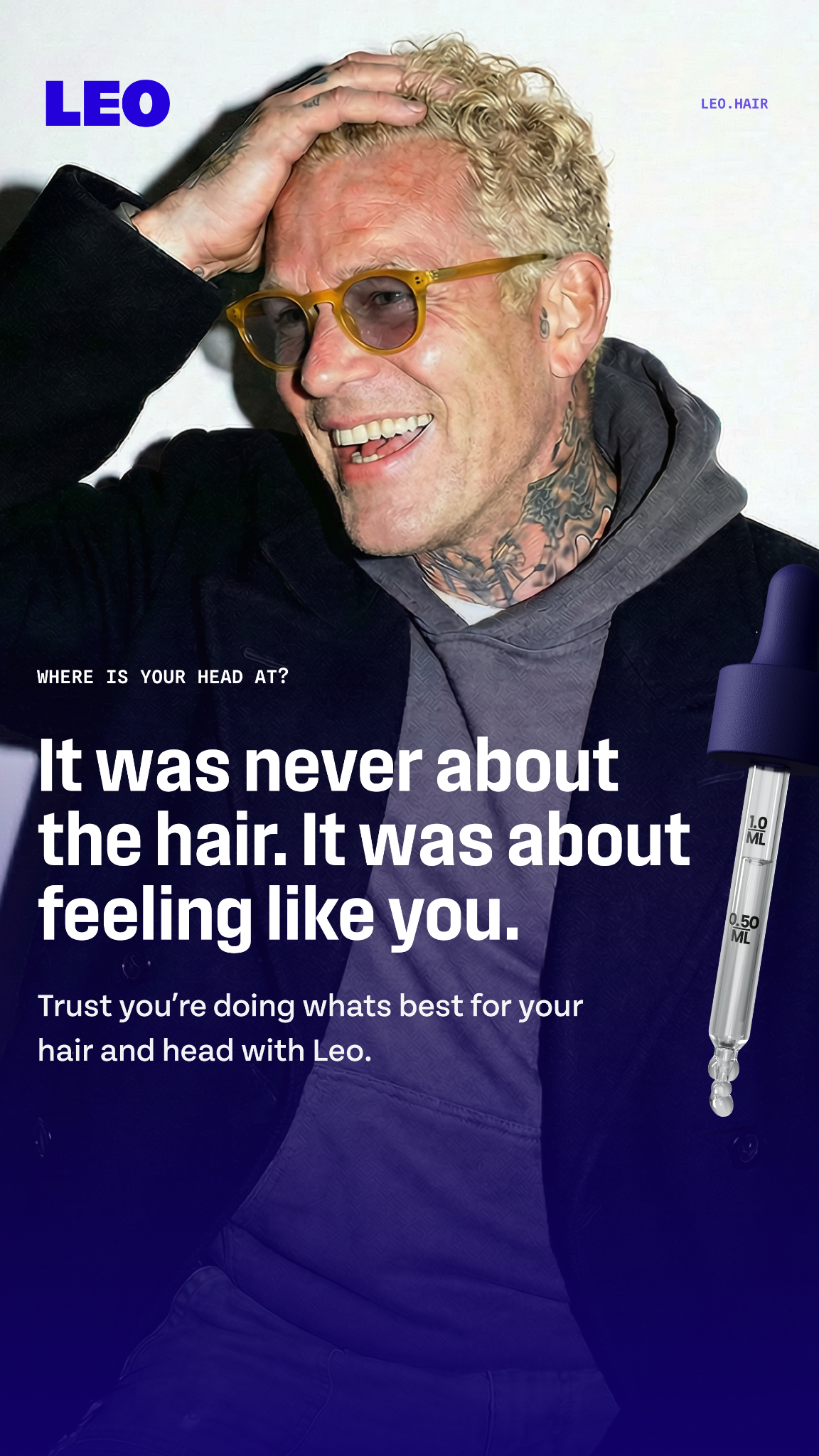 LEO Hair Facebook ad from Jun 13, 2026