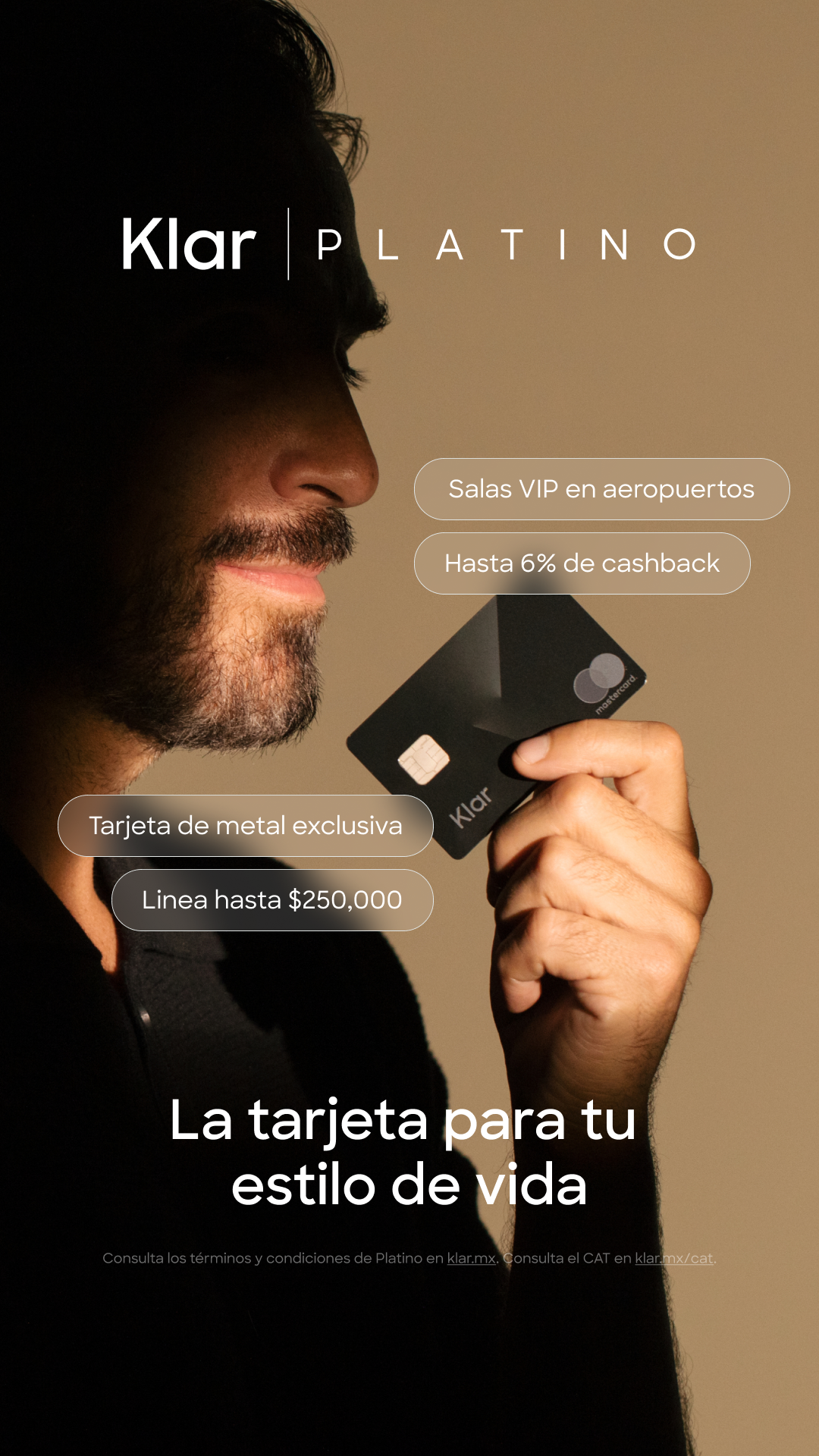 Klar Platino Facebook ad