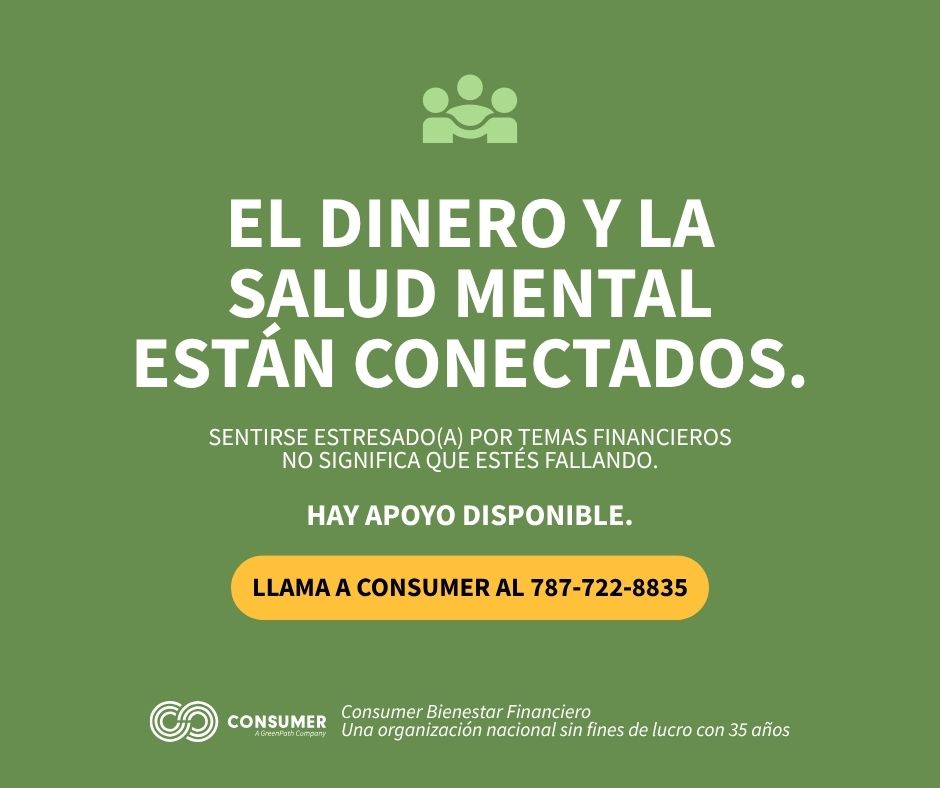 Consumer Credit Counseling Services of PR, Inc. Facebook ad: Tu bienestar financiero también es emocional