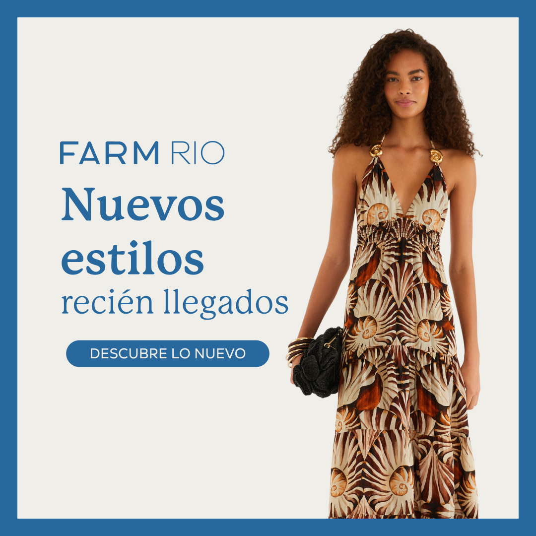 FARM Rio Global Facebook ad: Descubre lo nuevo