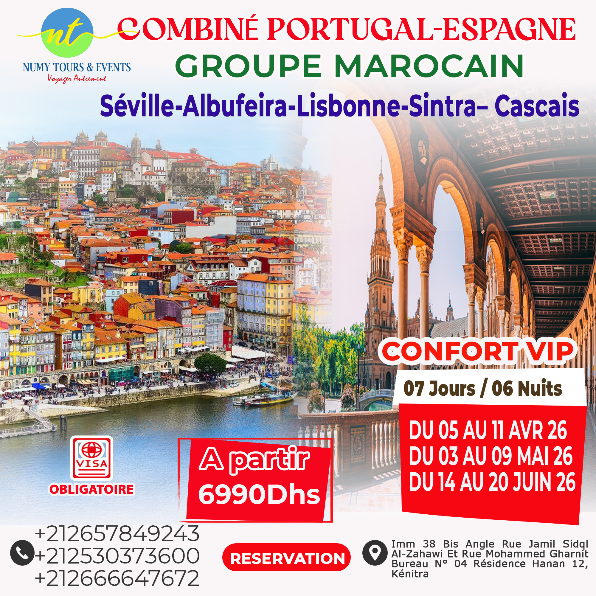 Numy Tours & Events Facebook ad