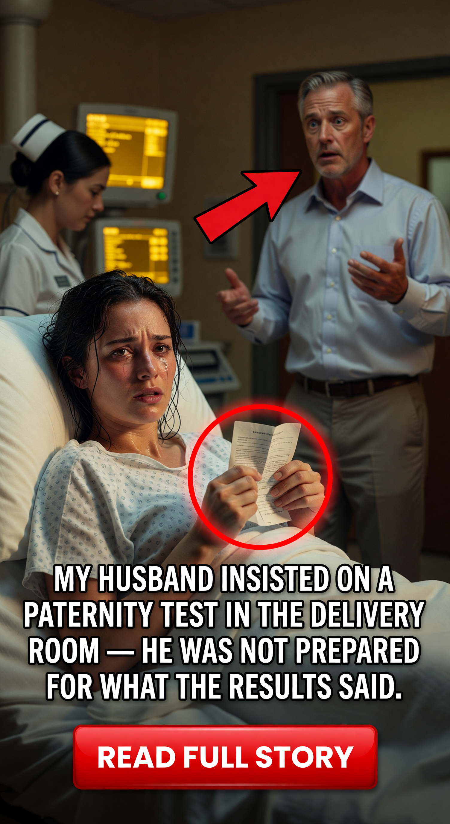 WOW Daily Facebook ad: My Husband Insisted On A Paternity Test In The Delivery…