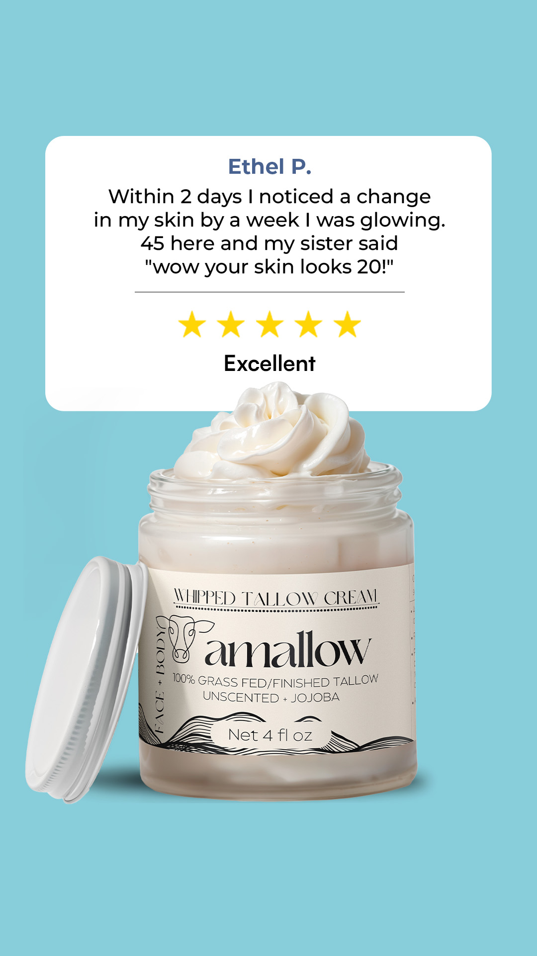 Amallow Naturals Facebook ad