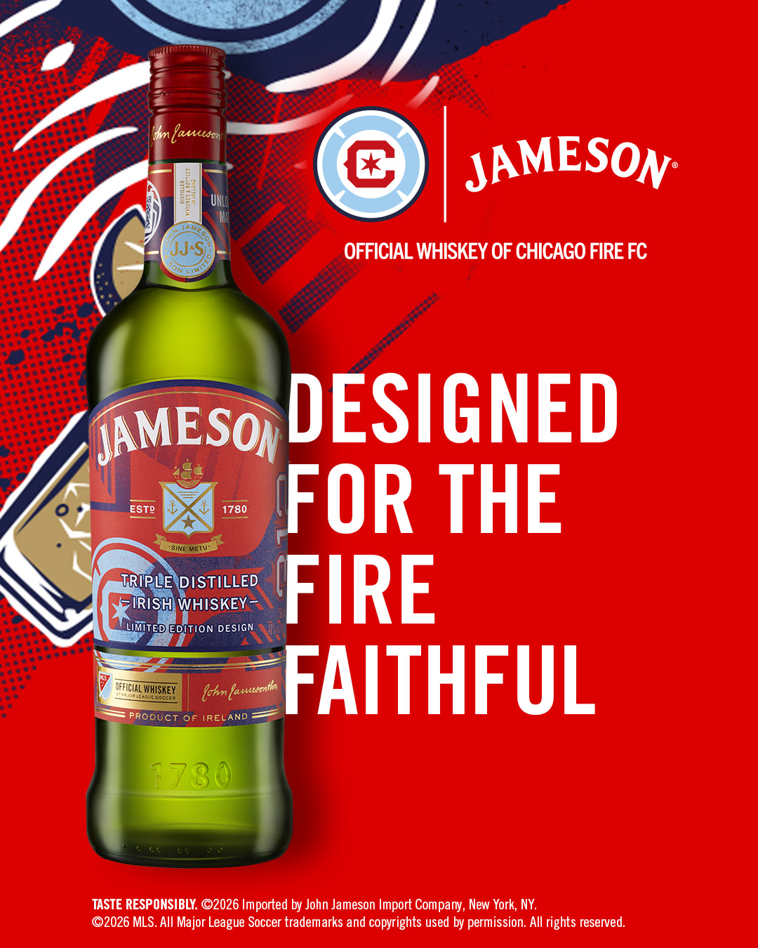 Jameson Irish Whiskey Facebook ad from Jul 1, 2026
