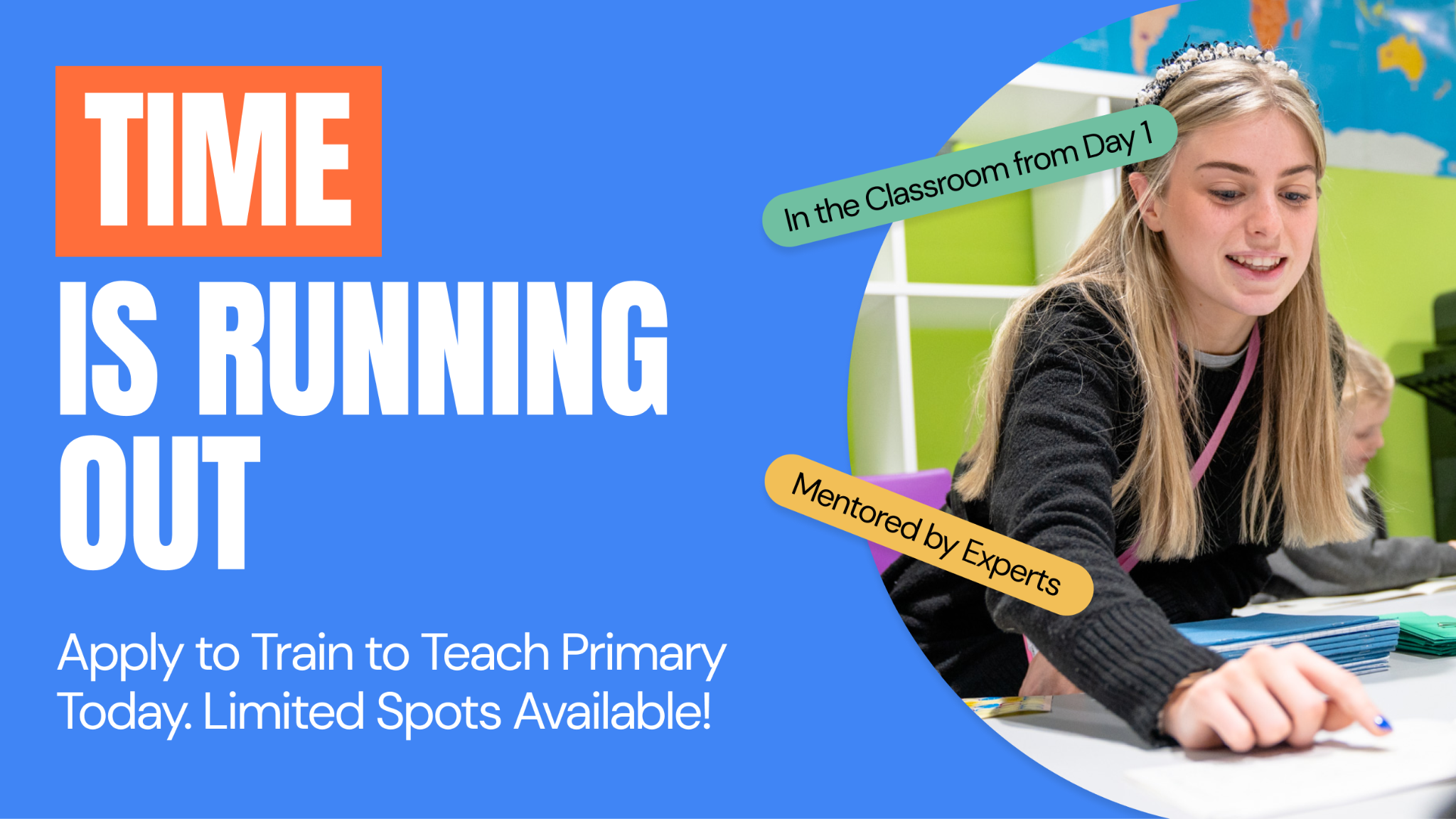 REAch Teach Primary Partnership Facebook ad