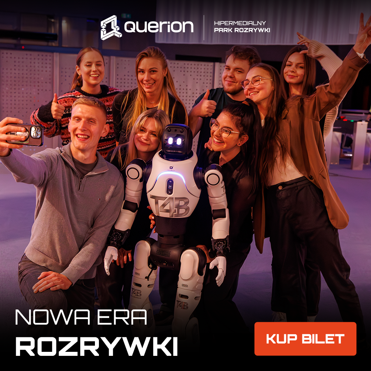 Querion - Hipermedialny Park Rozrywki Facebook ad from Jul 3, 2026