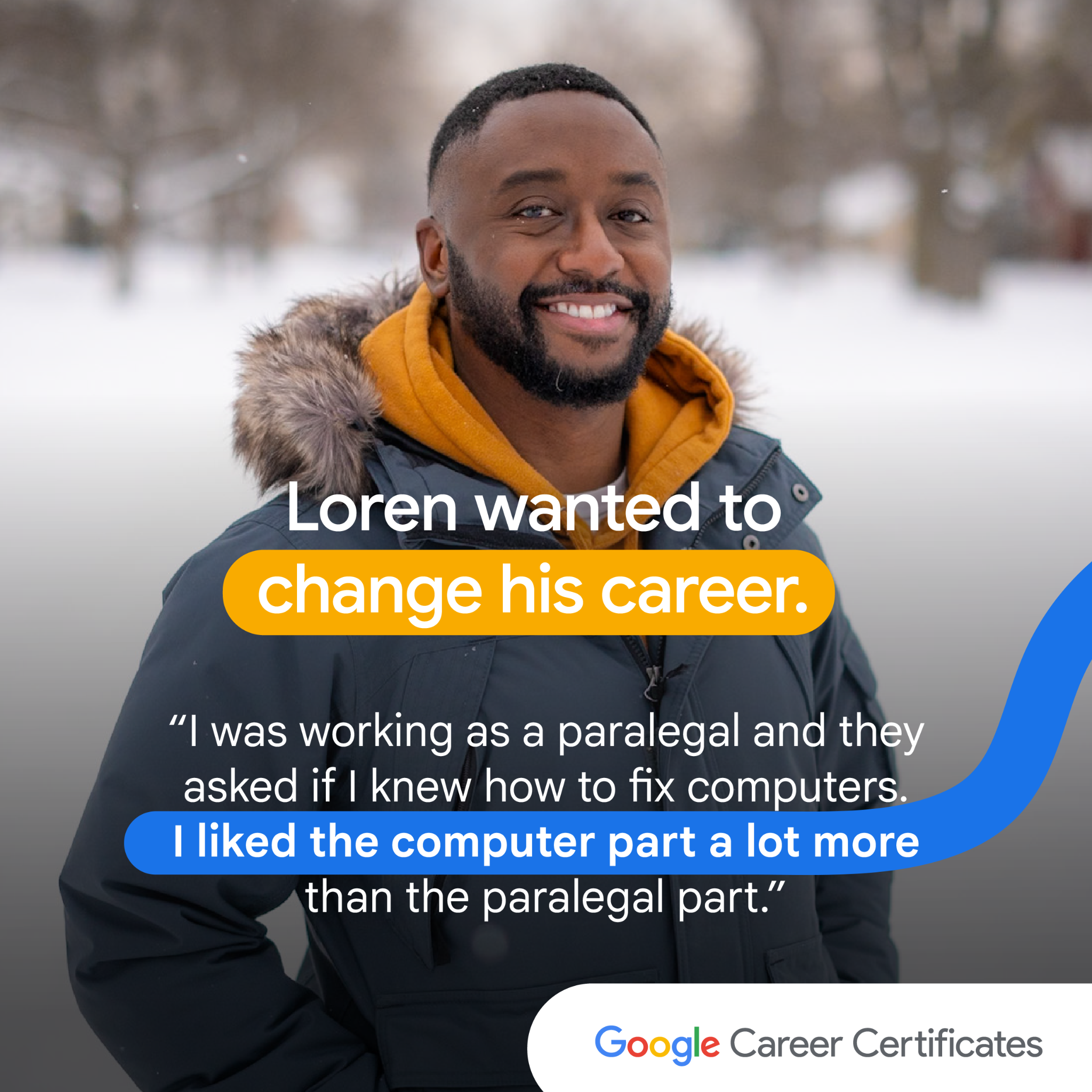 Google Facebook ad