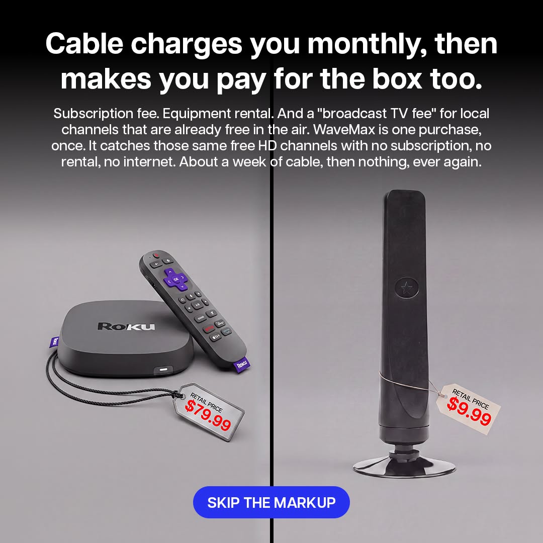 Top Trend Picks Facebook ad: WaveMax TV Antenna - Only $9.99