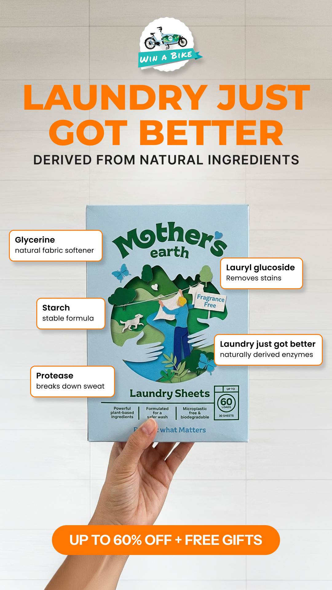 Mothers Earth Facebook ad
