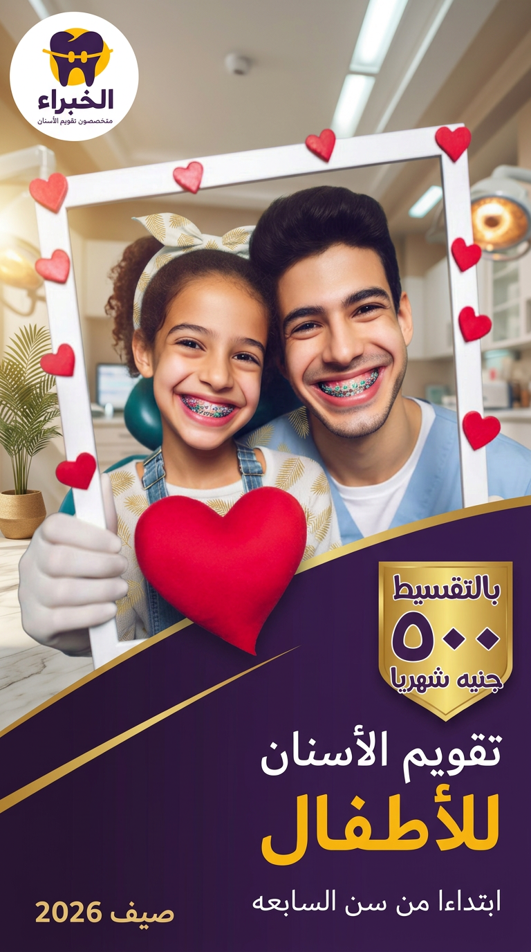 الخبراء - لتقويم الاسنان Facebook ad from Apr 20, 2026