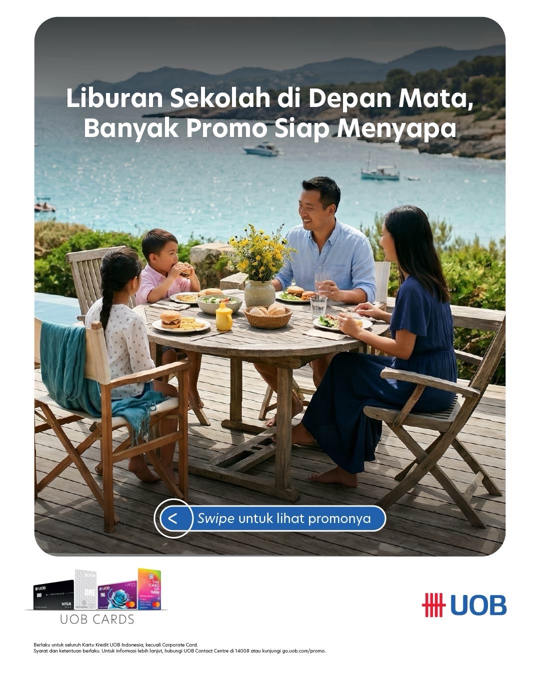 TMRW Indonesia Facebook ad: Liburan sekolah sebentar lagi!