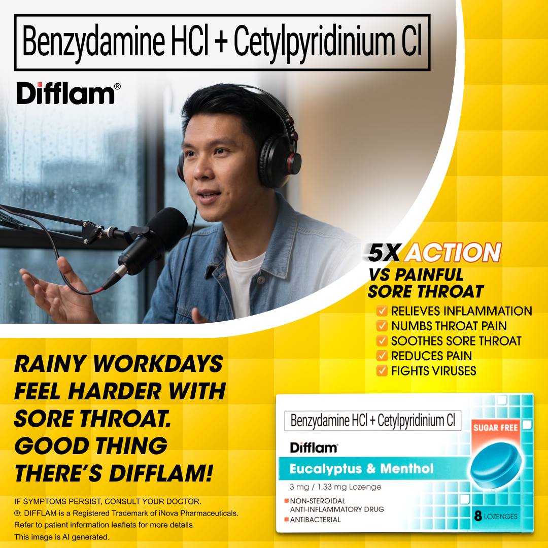 Difflam Philippines Facebook ad from Aug 3, 2026