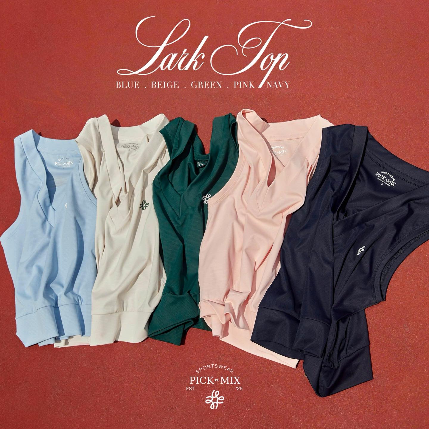 PICK n MIX Facebook ad: LARK TOP, NOW AVAILABLE IN 5 COLORS