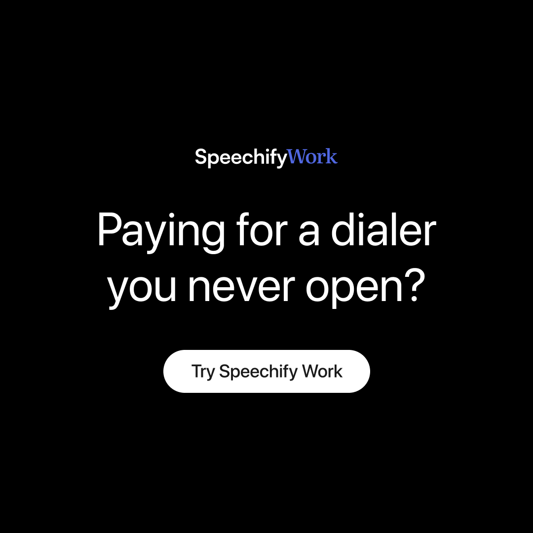 Speechify Facebook ad
